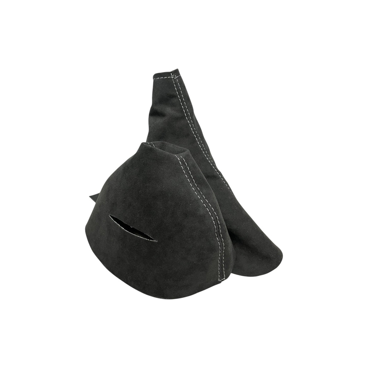For Chevrolet Corvette C6 Black Alcantara Console Lid Shift & Parking Brake Boot Cover