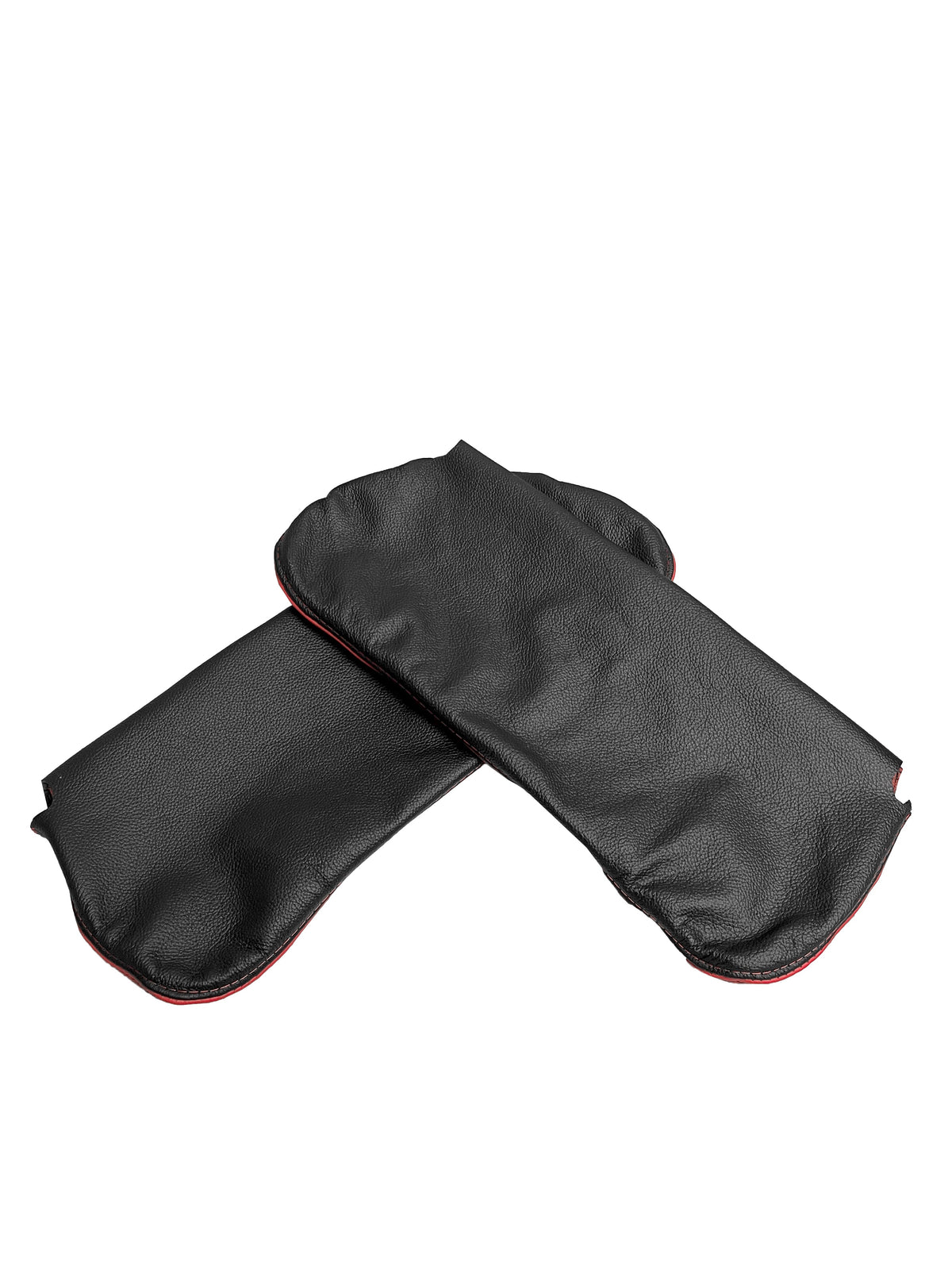 For 1997-2004 Chevy Corvette C5 Torch Red & Black Leather Interior Piece Cover Set