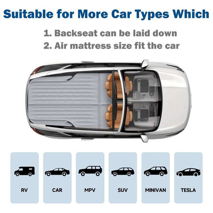 Umbrauto Car Camping SUV Air Mattress 1.0, Gray