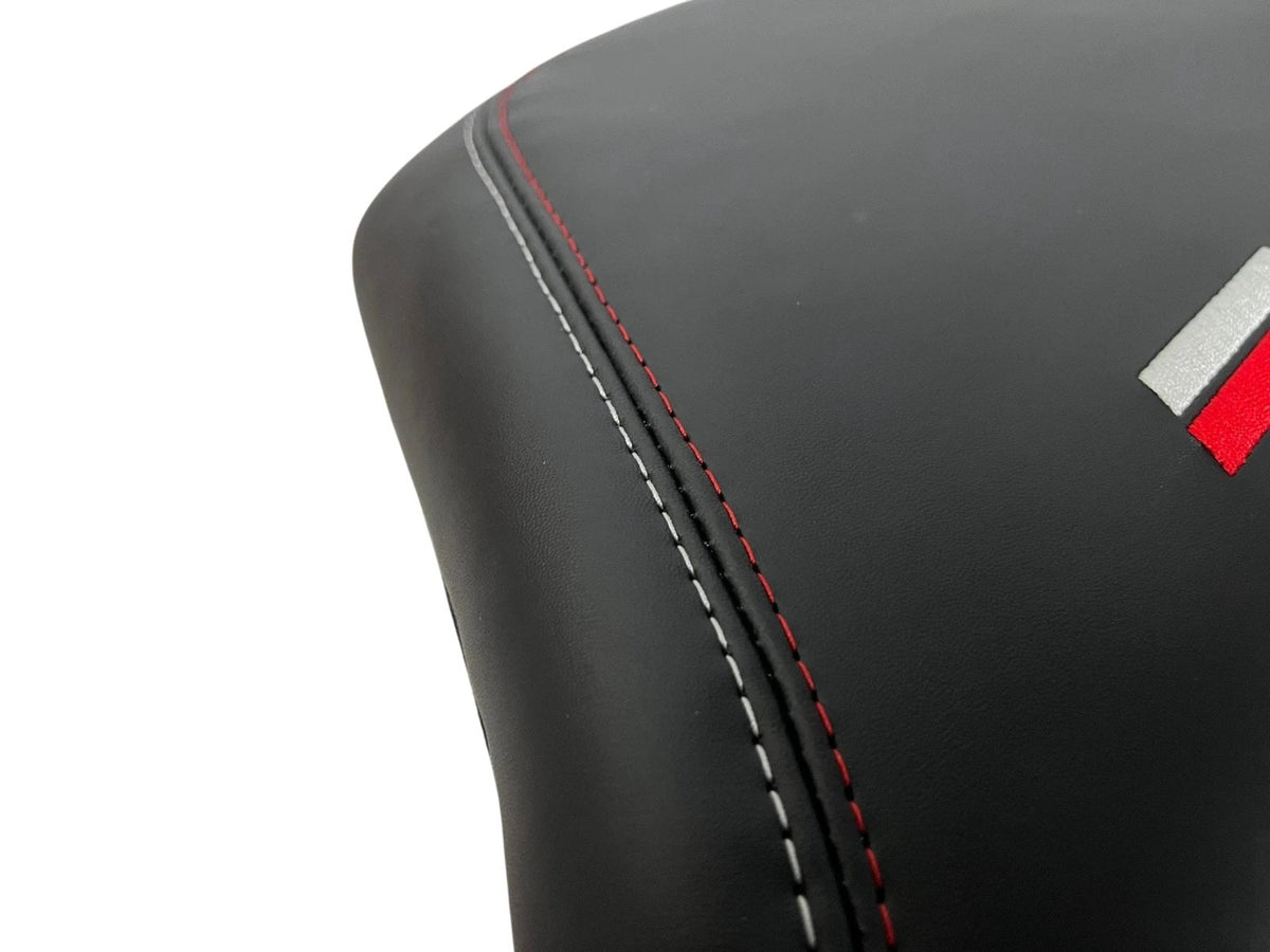 Embroidery Vinyl Console Armrest Cover Compatible With Chevy Corvette C7 2017 2018 2019