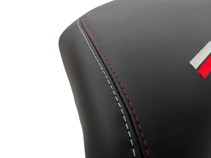 Embroidery Vinyl Console Armrest Cover Compatible With Chevy Corvette C7 2017 2018 2019