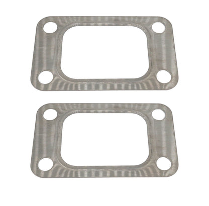 2 x Pack Garrett T4 Turbo Inlet Flange Gasket 4 Bolt 304 Stainless Steel USA