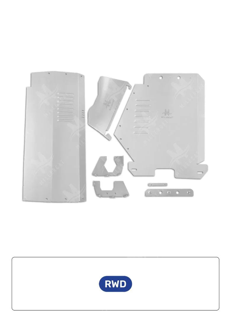 Toyota Tacoma 2.7L RWD 2016-2023 V1 Cat Shield