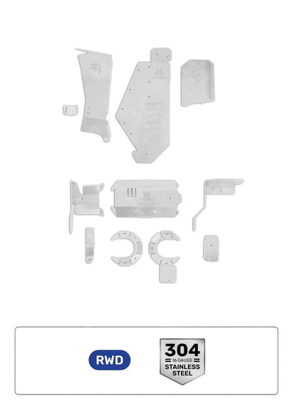 Toyota Tacoma 2.7L RWD 2005-2015 V2 Cat Shield