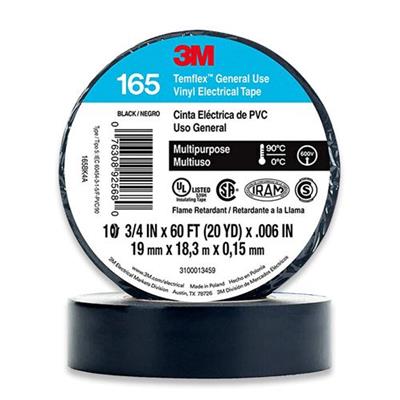3M Products Temflex Vinyl Electrical Tape 165