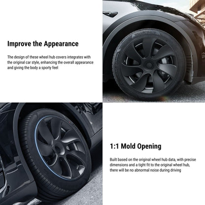 TESERY 18″ 19″ 20″ Wheel Covers for Tesla Model 3 / Model Y (4PCS)
