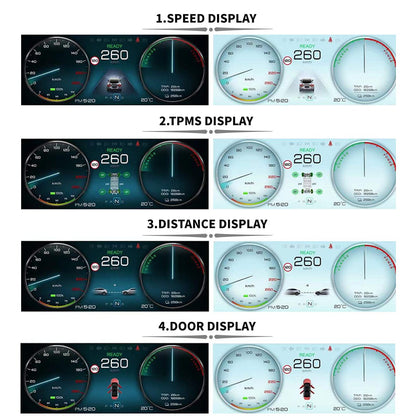 TESERY 9‘’ Carplay Instrument Dashboard Screen Display for Model 3 / Y