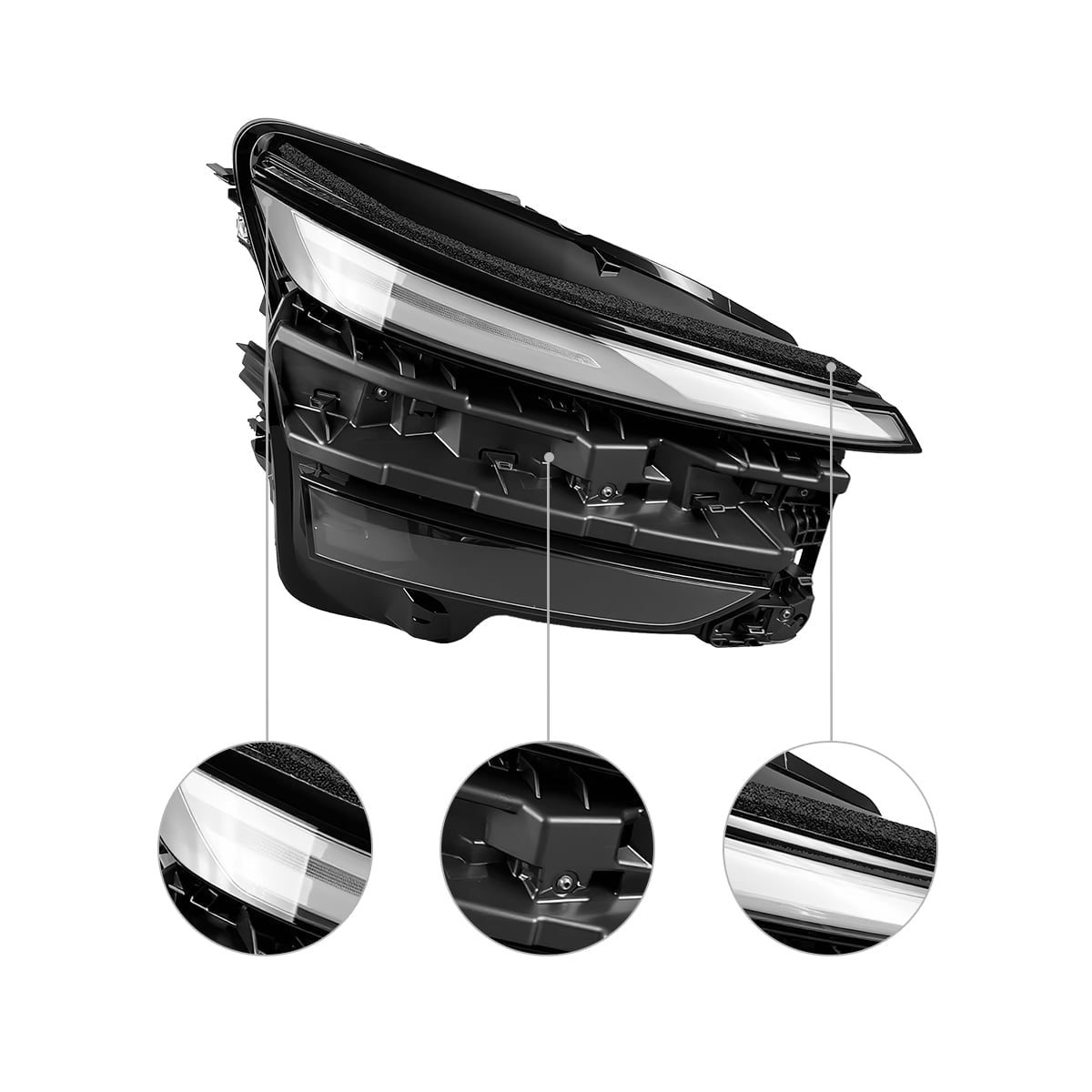 TESERY LED Headlight Replacement for Model Y Juniper丨1918347/1918348
