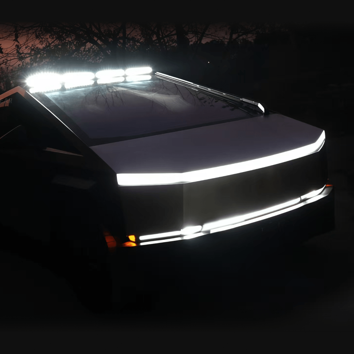 Tesla Cybertruck LED Light Bar Off-Road Overland Roof Top Lighting Bar