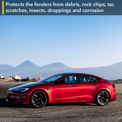 Rear Fenders & Rockers PPF | Tesla Model S 2021-2026