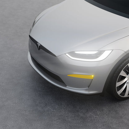 Yellow Fog Lights Tint | Tesla Model S / Tesla Model X 2021-2026