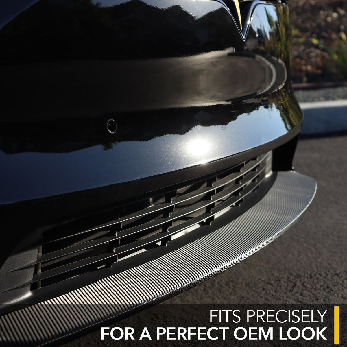 Front Lower Lip Wrap | Tesla Model X 2021-2026 - Chin Spoiler Vinyl Cover