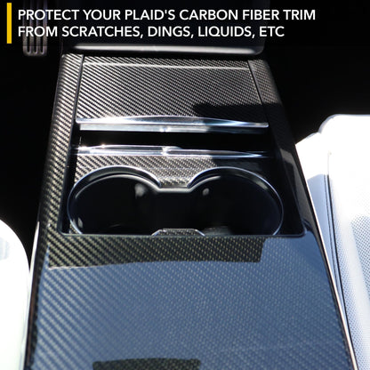 Interior PPF Kit | Tesla Model X Plaid 2021-2026 Refresh - Paint Protection Film Wrap for All Carbon Fiber Trims