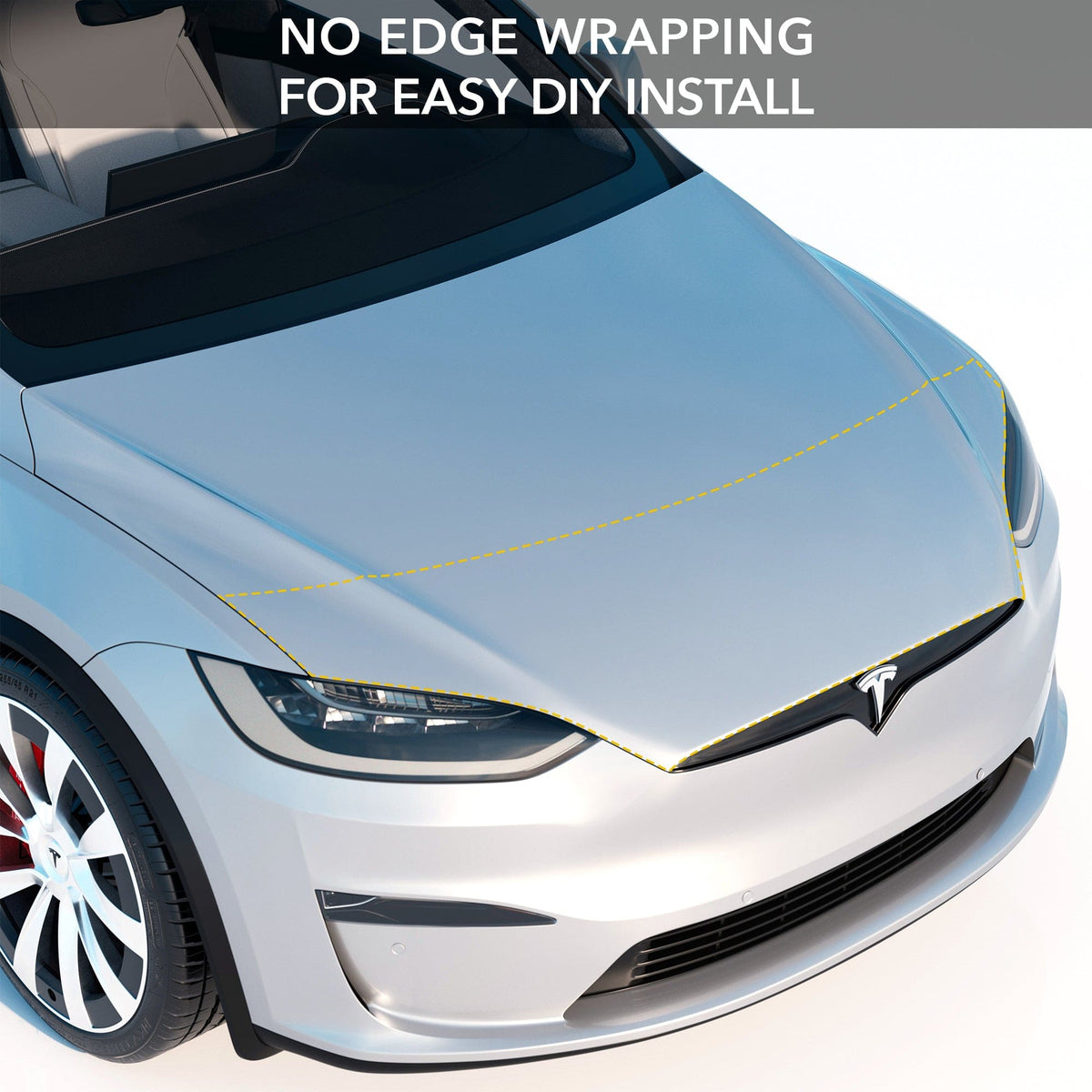 Mini Hood PPF | Anti Scratch Paint Protection Film Cover for Tesla Model X 2017-2026