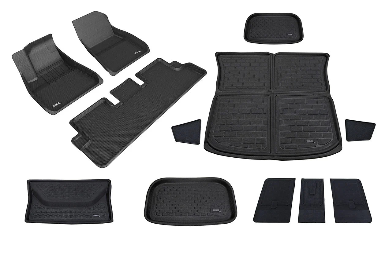3D MAXpider Tesla Model Y 2020-2026 + Juniper All-Weather Floor Mats and Liners