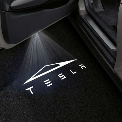 Premium LED Door Projector Puddle Lights TESLA Cybertruck 2024-2026
