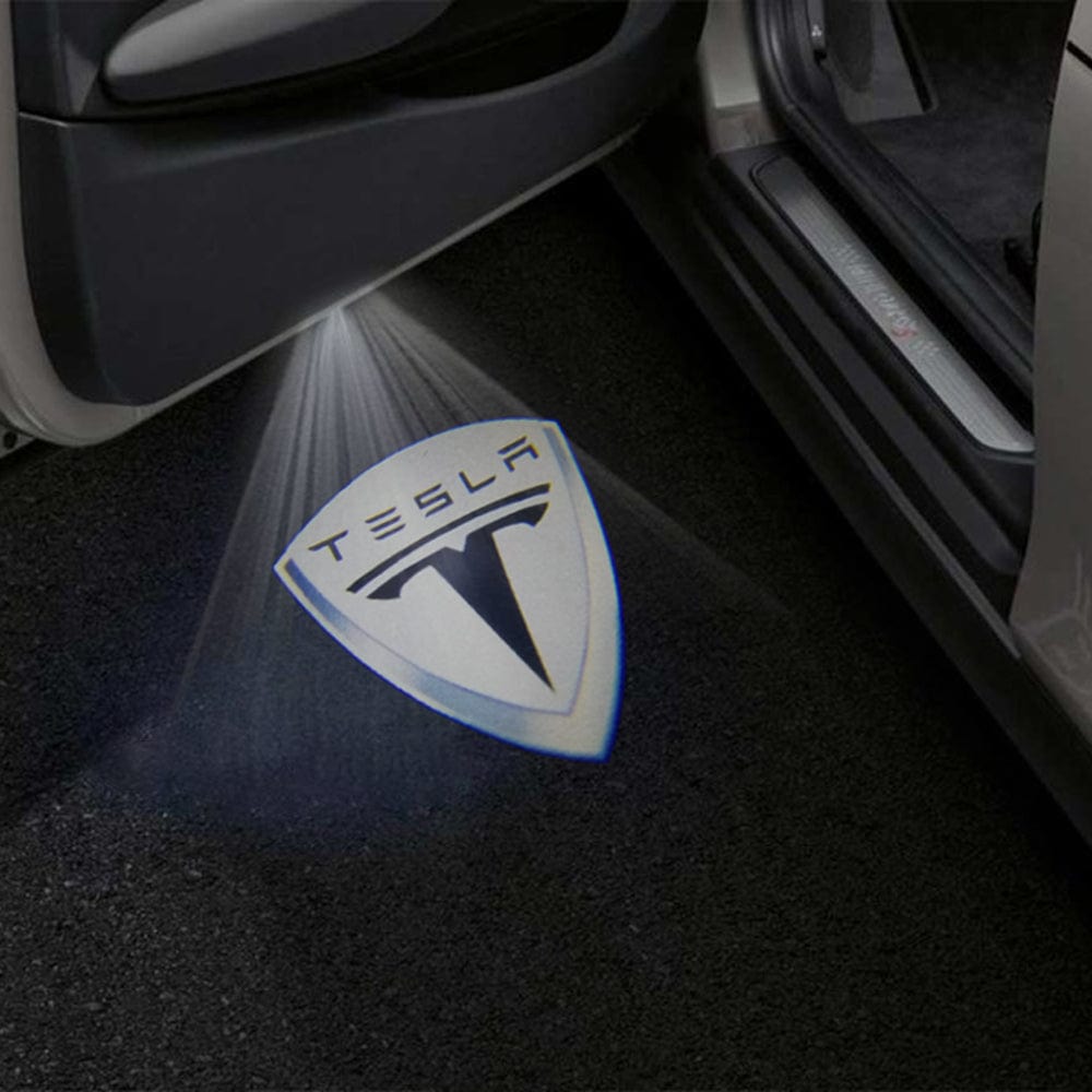 Tesla Model S Premium Door Puddle Lights Various Designs 2014–2020