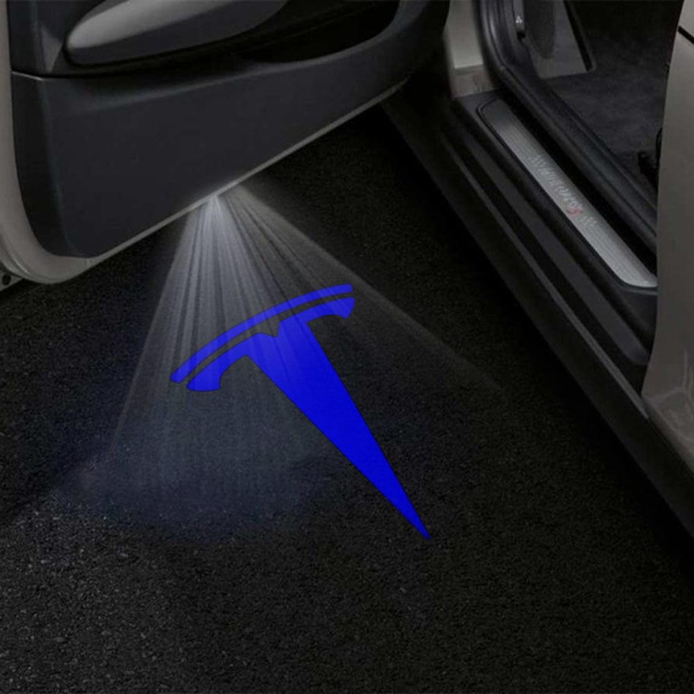 Tesla Model X Premium Door Puddle Lights Various Designs 2016–2021