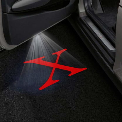 Tesla Model X Premium Door Puddle Lights Various Designs 2016–2021
