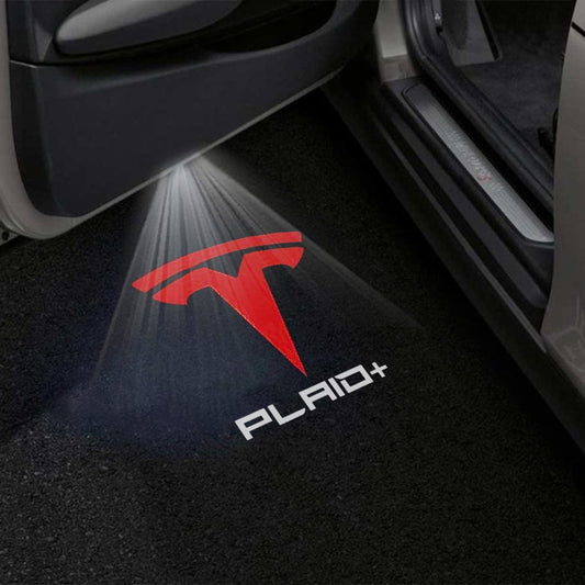 Tesla Model Y Premium Door Puddle Lights Various Designs 2020–2024