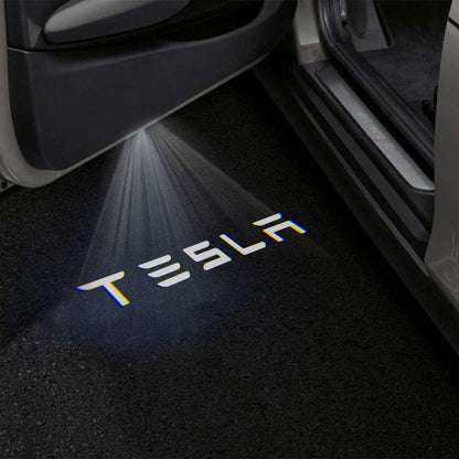 Tesla Model Y Premium Door Puddle Lights Various Designs 2020–2024