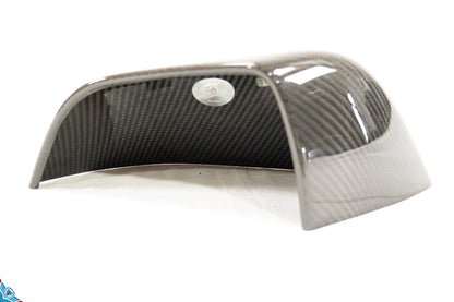 2017-2024 Tesla Model 3 & Model Y (MK1) OEM Style Dry Carbon Fiber Mirror Cover Overlays | FYBR Aerodynamics