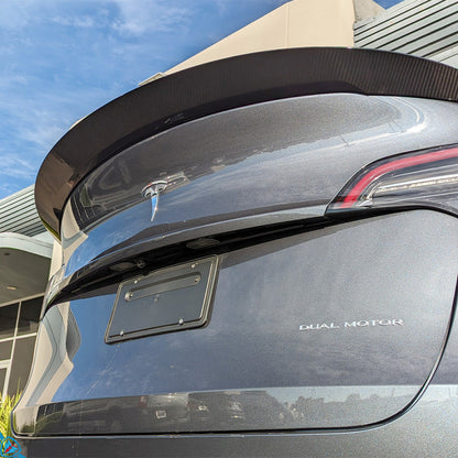 2020-2024 Tesla Model Y (1st-Gen) AGX Style Dry Carbon Fiber Trunk Spoiler | FYBR Aerodynamics