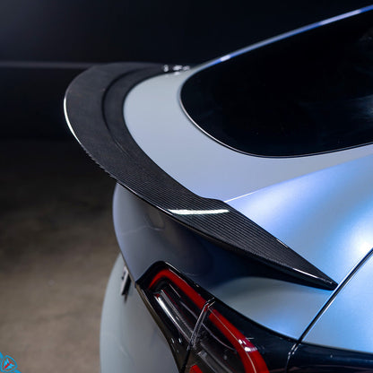 2020-2024 Tesla Model Y (1st-Gen) AGX Style Dry Carbon Fiber Trunk Spoiler | FYBR Aerodynamics