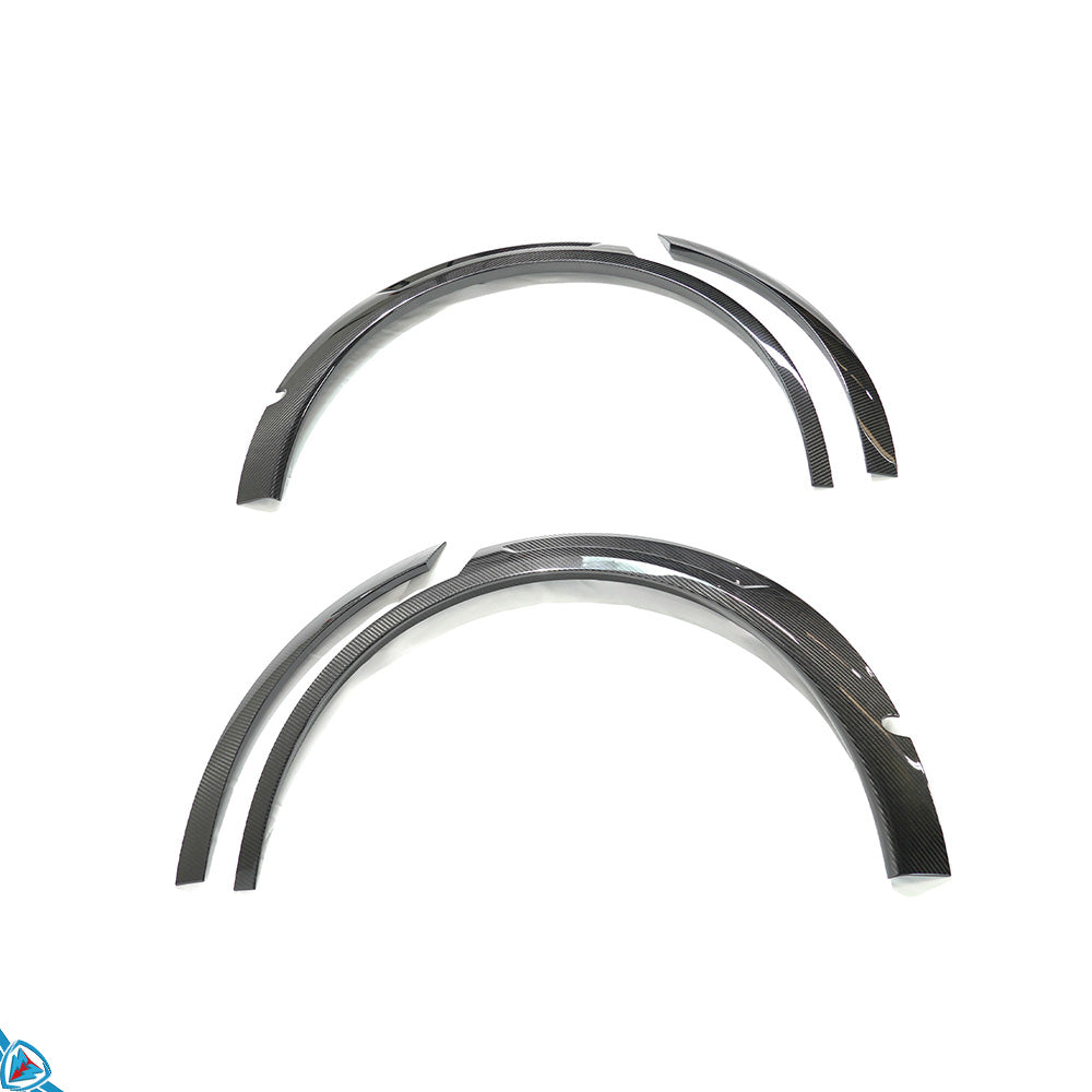 2020-2024 Tesla Model Y (1st-Gen) SDX Style Dry Carbon Fiber Fender Flares | FYBR Aerodynamics