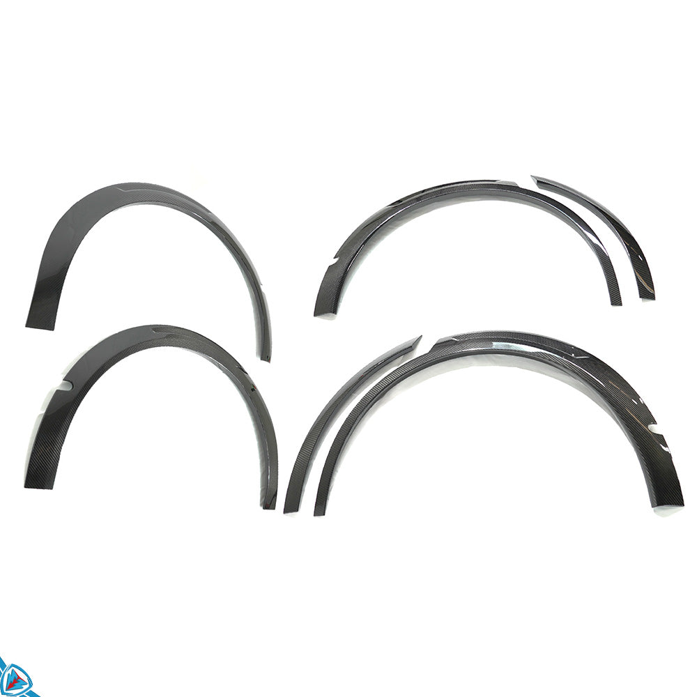 2020-2024 Tesla Model Y (1st-Gen) SDX Style Dry Carbon Fiber Fender Flares | FYBR Aerodynamics