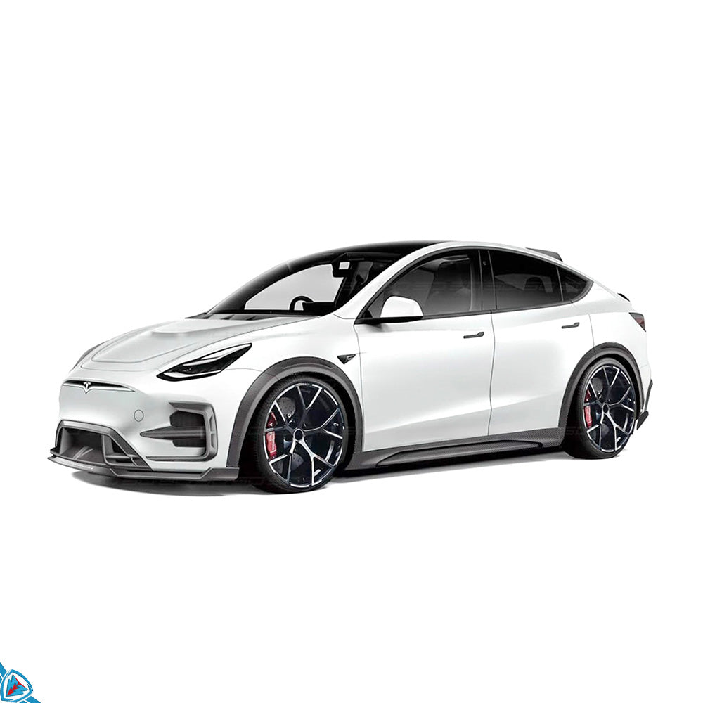 2020-2024 Tesla Model Y (1st-Gen) SDX Style Dry Carbon Fiber Fender Flares | FYBR Aerodynamics