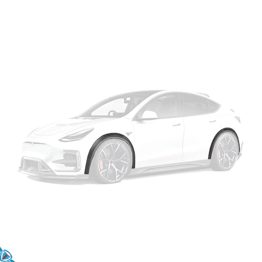 2020-2024 Tesla Model Y (1st-Gen) SDX Style Dry Carbon Fiber Fender Flares | FYBR Aerodynamics