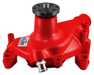 CHEVY WATER PUMP S.B. LONG RED