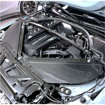 Dry Carbon Fiber Full Engine Bay Cover Kit for BMW G80 M3 G82 M4