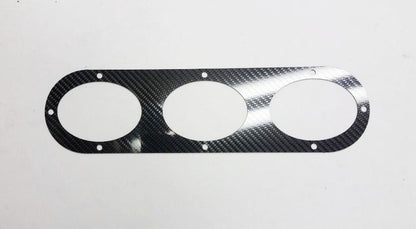 Real CARBON FIBER 2pcs Universal Car Rear Bumper Race Air Diversion Diffuser Panel