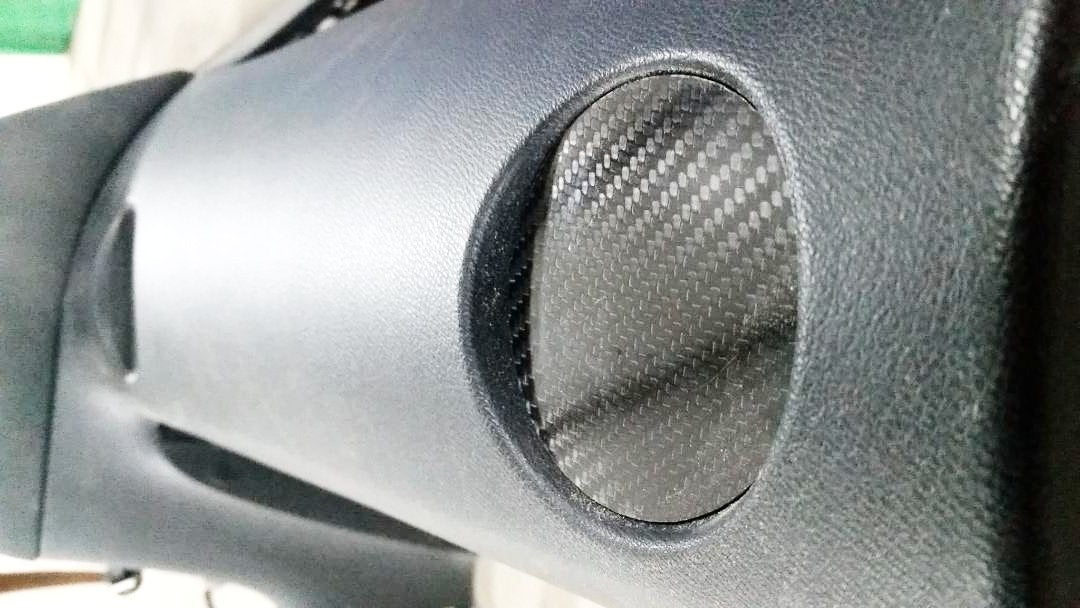 CARBON FIBER AC VENT DELETE 02-06 RSX S PASSENGER HVAC DC5 2 PIECES