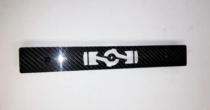 CARBON FIBER CNC'ed BOXER Front License Plate Delete for Subaru WRX Impreza STi