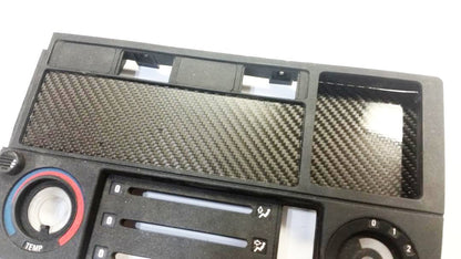 1984-1991 BMW E30 325i 3 Series Radio CARBON FIBER RADIO DELETE