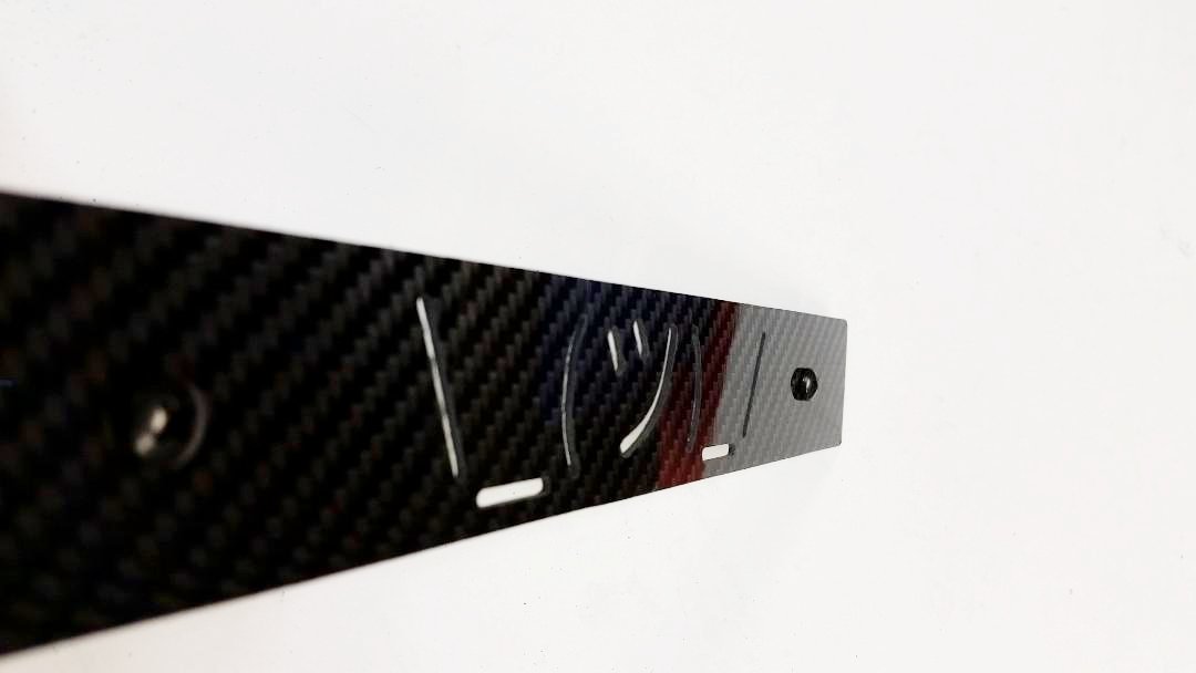 CARBON FIBER CNC'ed SHRUG Front License Plate Delete for Subaru WRX Impreza STi