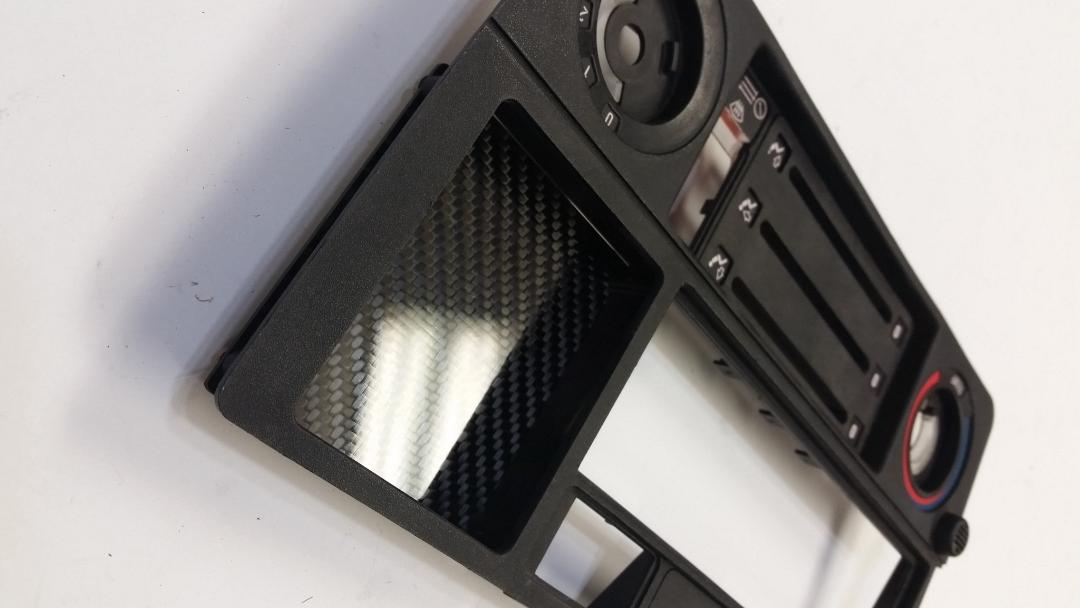 CARBON FIBER CLOCK DELETE PANEL for BMW 84-91 E30 325i 318i 325e