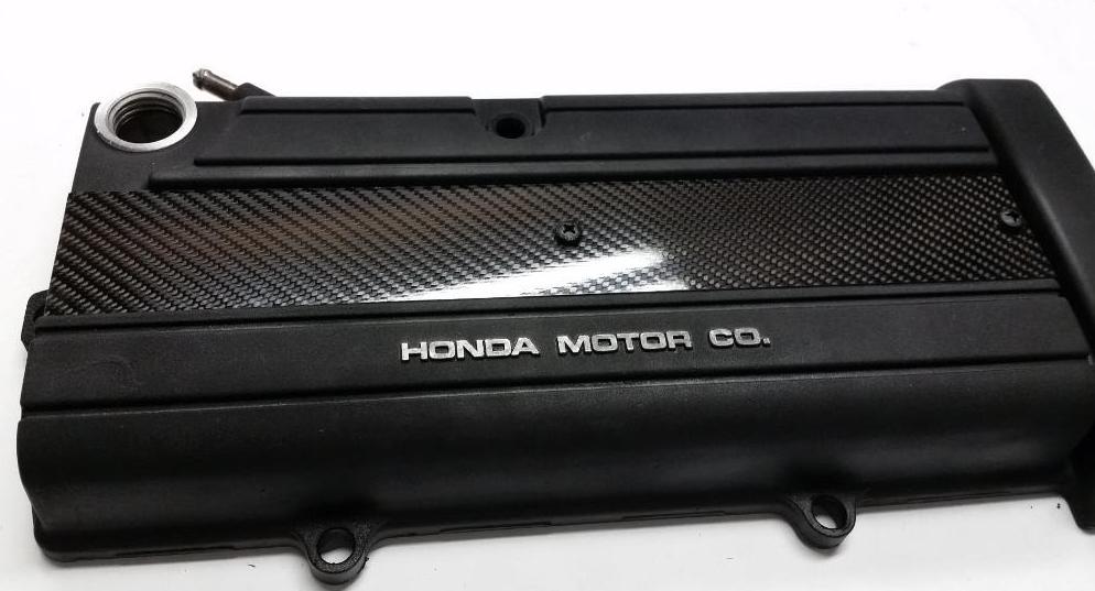 NON V-TEC CARBON FIBER SPARK PLUG VALVE ENGINE COVER FOR B18 B20 B18A1 B181A2