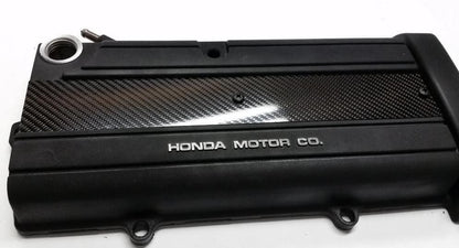 NON V-TEC CARBON FIBER SPARK PLUG VALVE ENGINE COVER FOR B18 B20 B18A1 B181A2