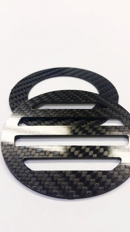 CARBON FIBER AC VENT w/GRILL DELETE 02-06 RSX S PASSENGER HVAC DC5 2 PIECES