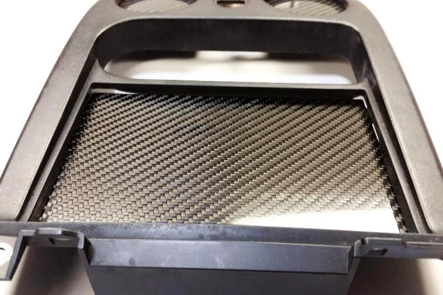 CARBON FIBER DELETE PANEL for 94-97 Mazda Miata Tombstone SURROUND Radio Bezel