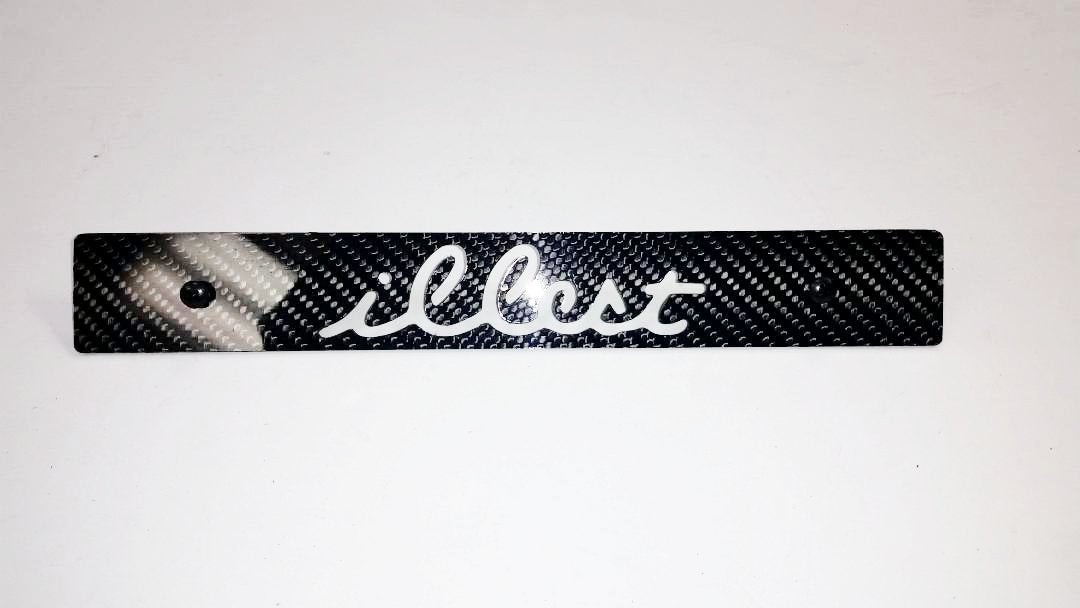 CARBON FIBER Illest CNC'ed Front License Plate Delete for Subaru WRX Impreza STi