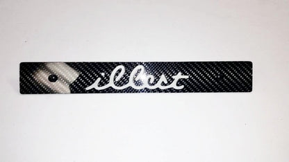 CARBON FIBER Illest CNC'ed Front License Plate Delete for Subaru WRX Impreza STi