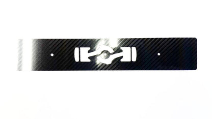 Front License Plate CARBON FIBER Boxer Delete 14"x2.5" for Subaru WRX 02-03 ONLY