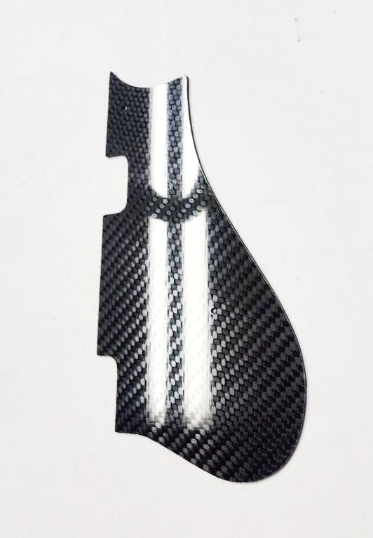 CARBON FIBER Custom Guitar Pickguard Fits Harmony Rocket 2 Pickups H54 H56