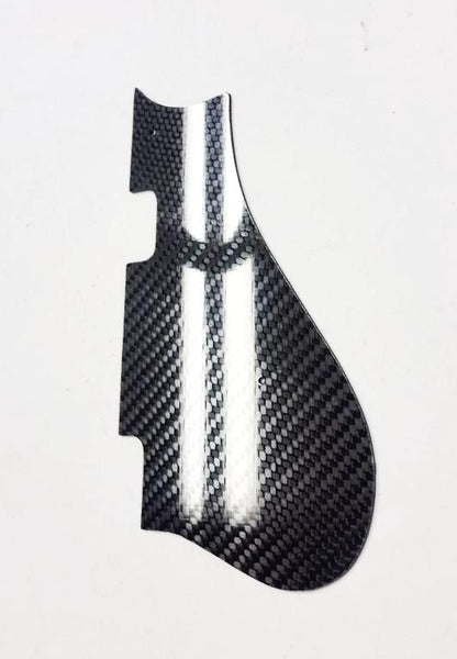 CARBON FIBER Custom Guitar Pickguard Fits Harmony Rocket 2 Pickups H54 H56