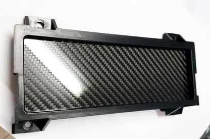 CARBON FIBER Single DIN Radio Stereo Block Off Plate Delete for Honda Del Sol